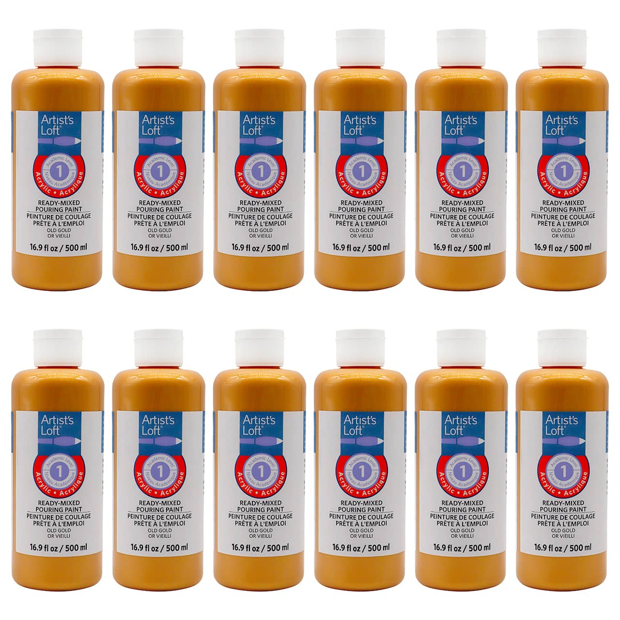 12 Pack: Acrylic Ready-Mixed Pouring Paint by Artist's Loft™